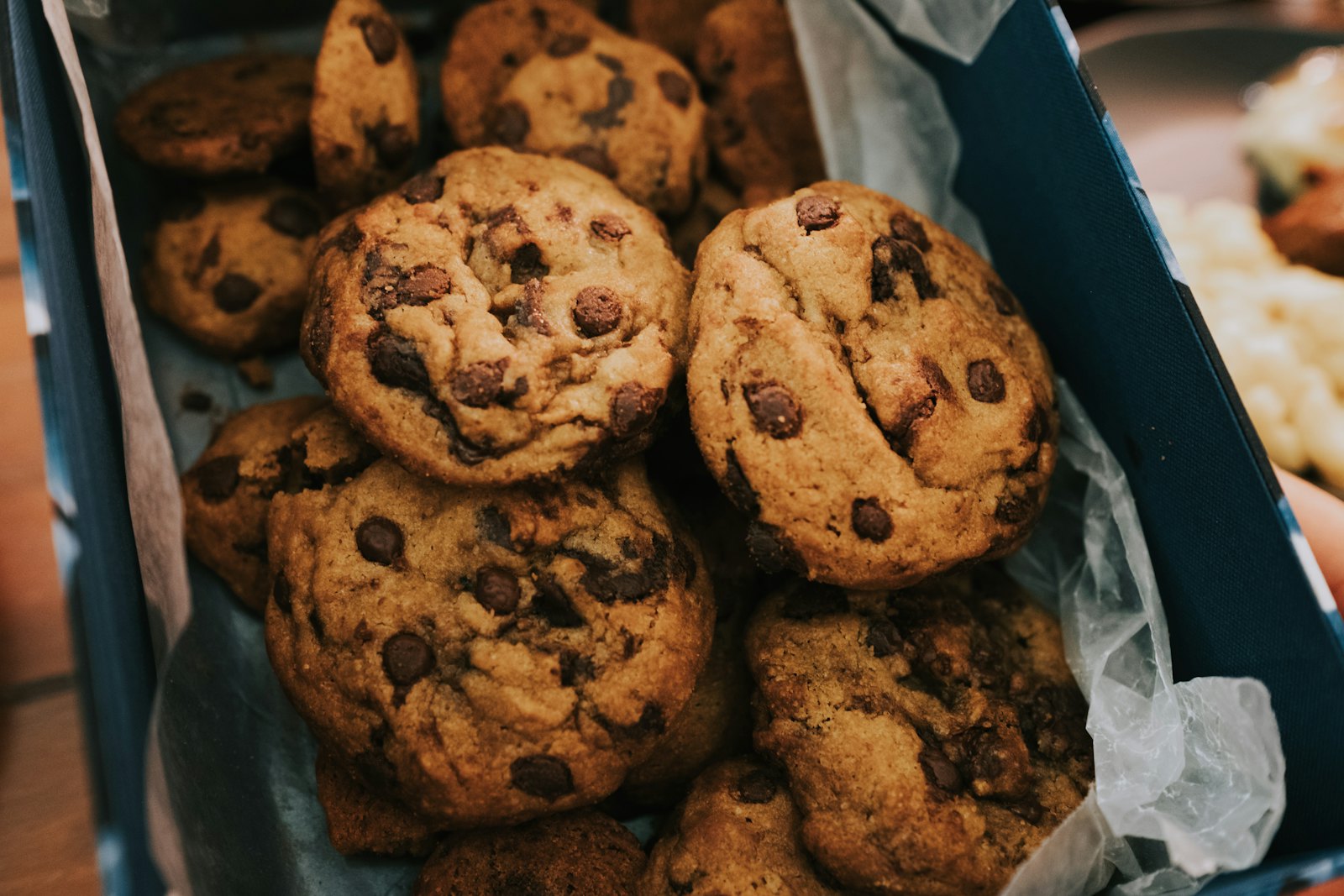 Galletas con chispas de chocolate